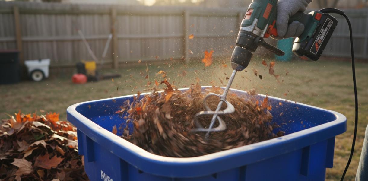 apprenez à transformer vos feuilles mortes en un paillis naturel et riche en nutriments pour votre jardin grâce à un outil diy simple et efficace. écologique et économique !