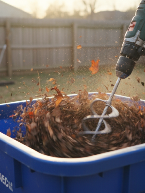 apprenez à transformer vos feuilles mortes en un paillis naturel et riche en nutriments pour votre jardin grâce à un outil diy simple et efficace. écologique et économique !