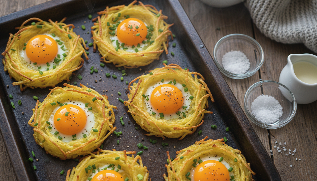 découvrez la recette rapide et réconfortante des nids de pommes de terre à l’œuf, idéale pour réchauffer vos soirées d’hiver avec douceur et gourmandise.