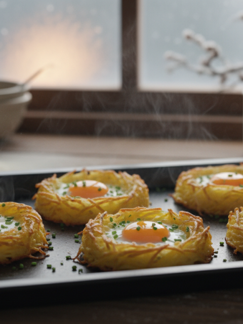 découvrez la recette rapide et réconfortante des nids de pommes de terre à l'œuf, parfaite pour réchauffer vos soirées d'hiver avec un plat savoureux et facile à préparer.