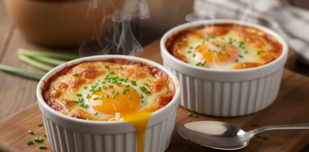 découvrez les œufs cocotte tomate-fromage, un plat rapide et savoureux prêt en seulement 12 minutes, idéal pour les moments où vous manquez de temps en cuisine.