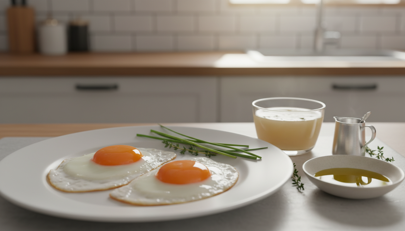 découvrez des œufs frits légers avec des alternatives savoureuses à l’huile et au beurre, pour un goût délicieux sans compromis et une cuisine plus saine.