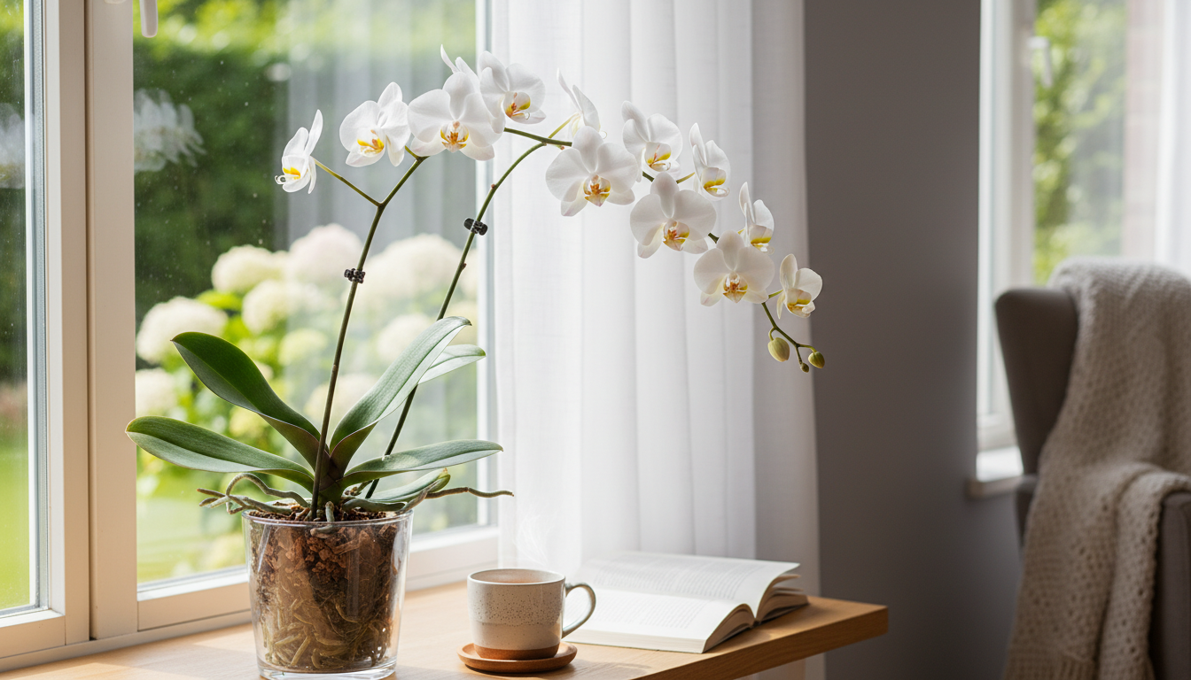 découvrez une astuce simple et naturelle avec une pomme de terre pour faire éclore vos orchidées rapidement et abondamment, apportant une explosion de fleurs à votre intérieur.