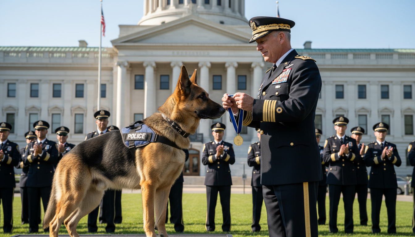 découvrez l'histoire d'owen, le chien gendarme exceptionnellement doué, récompensé par le colonel pour son flair remarquable et son service exemplaire.