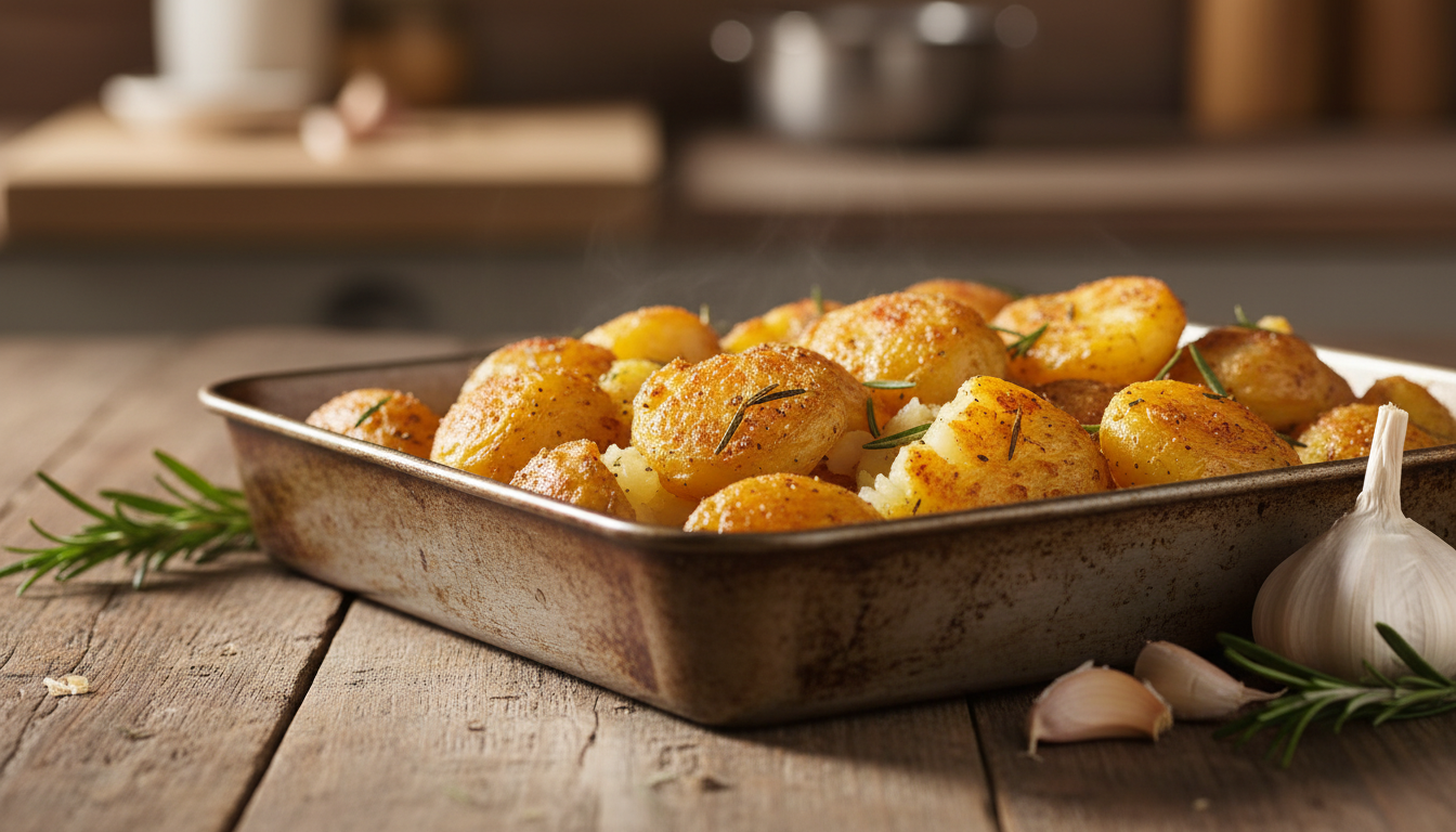 découvrez le secret infaillible pour des pommes de terre rôties ultra croustillantes à chaque fournée et régalez-vous avec une saveur parfaite à chaque fois.