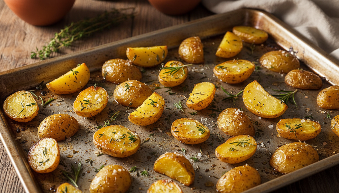 découvrez le secret infaillible pour des pommes de terre rôties ultra croustillantes à chaque fournée. astuces simples et saveurs irrésistibles garanties !