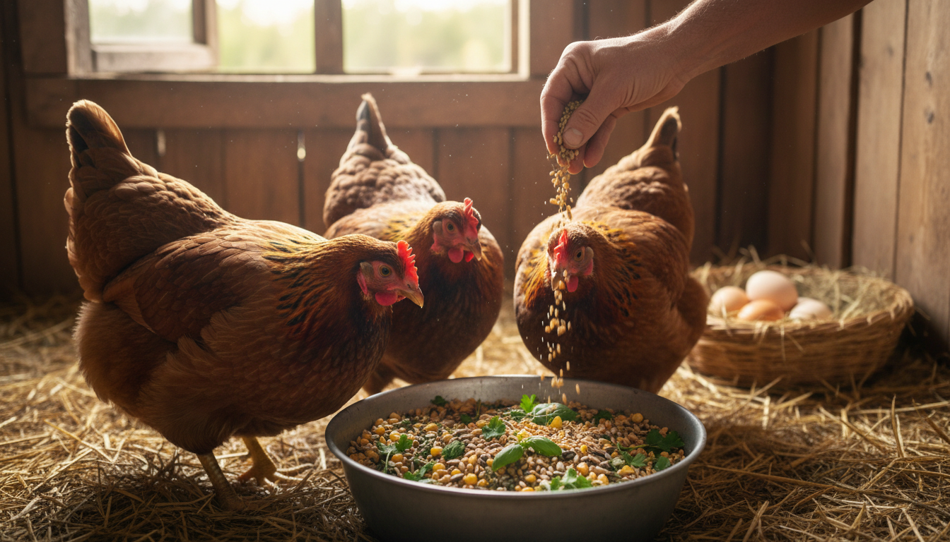 découvrez une astuce simple à intégrer dans l'alimentation de vos poules peu productives pour doubler votre récolte d'œufs quotidiens facilement et naturellement.