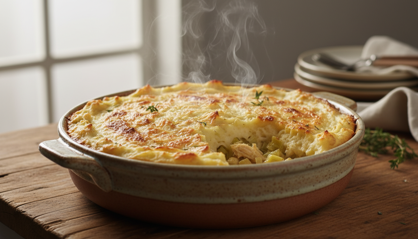 découvrez la recette inratable du hachis parmentier au poulet et aux poireaux, préparé la veille et sublimé au réchauffage pour un plat toujours tendre et savoureux.