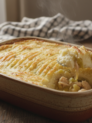 découvrez la recette inratable du hachis parmentier poulet-poireaux, préparé la veille et sublimé au réchauffage pour un plat toujours moelleux et savoureux.