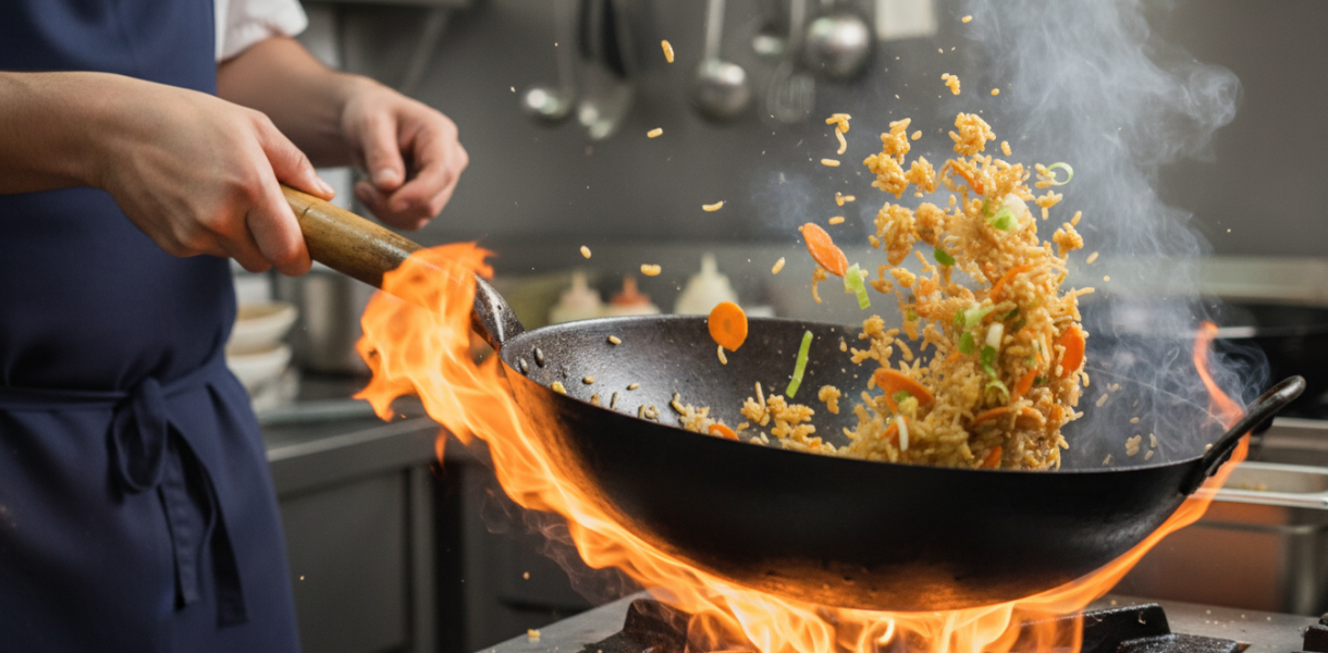 découvrez une recette healthy et rapide de riz sauté aux carottes et poireaux, relevée d'une délicieuse sauce soja, parfaite pour un dîner savoureux et équilibré.