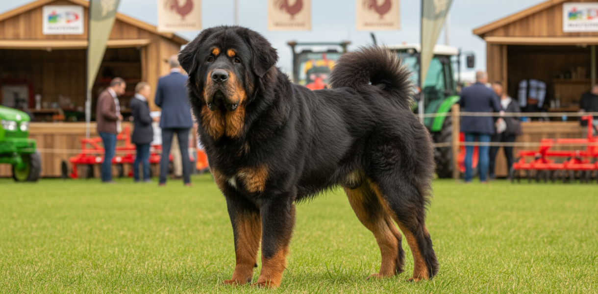 découvrez le dogue du tibet mayennais, champion de france, qui se prépare à conquérir le concours général agricole lors du salon de l’agriculture.