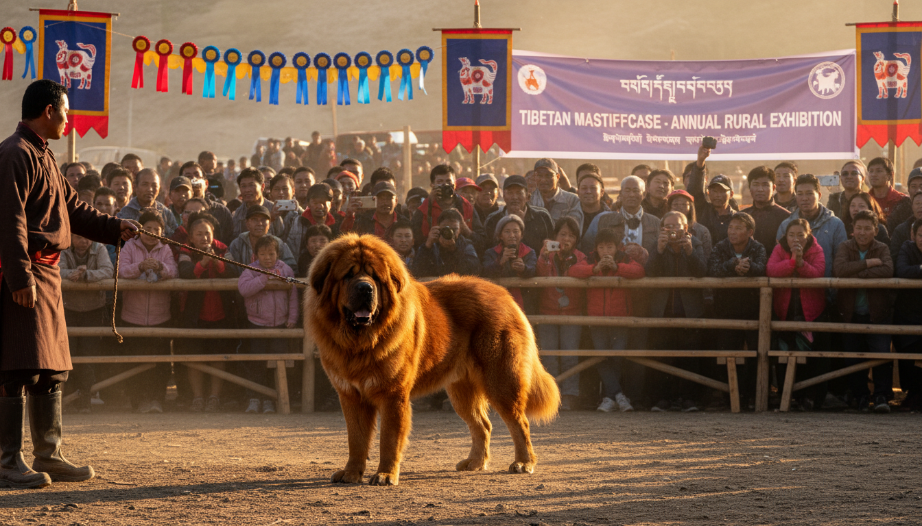 au salon de l’agriculture, un dogue du tibet originaire de mayenne remporte le prestigieux titre de champion de france lors du concours général agricole, mettant en lumière l'excellence canine française.