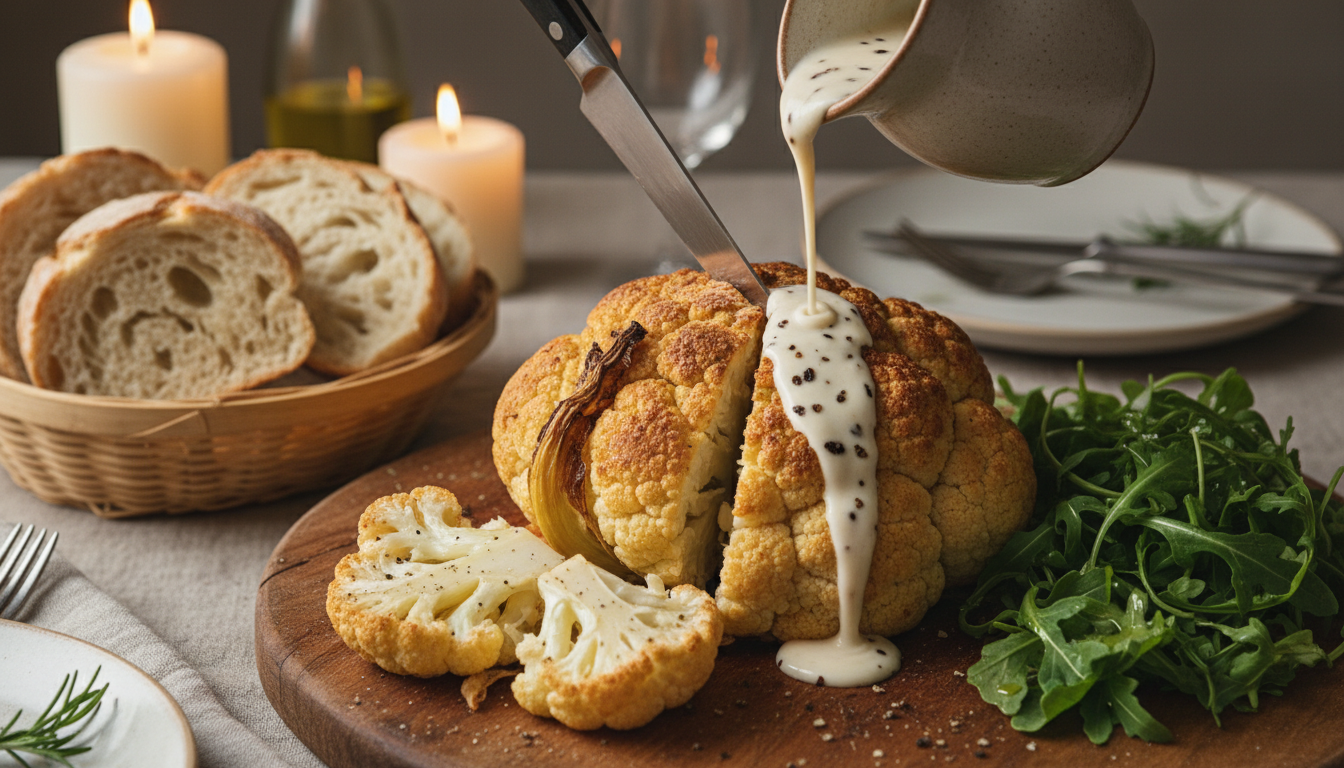 Stéphanie Le Quellec révolutionne le chou-fleur en le sublimant façon « cacio e pepe » : une recette encore plus savoureuse que les pâtes !