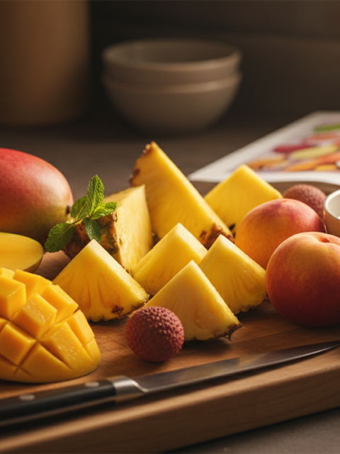 découvrez la tarte tatin à la mangue légère, une douceur exotique allégée à savourer sans culpabilité. un dessert fruité et gourmand qui éveille les papilles.