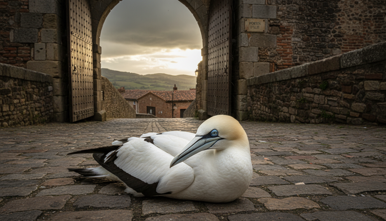 un oiseau marin emporté par la tempête nils a été retrouvé à 350 km des côtes, aux portes d'albi, témoignant des effets puissants des conditions météo sur la faune.