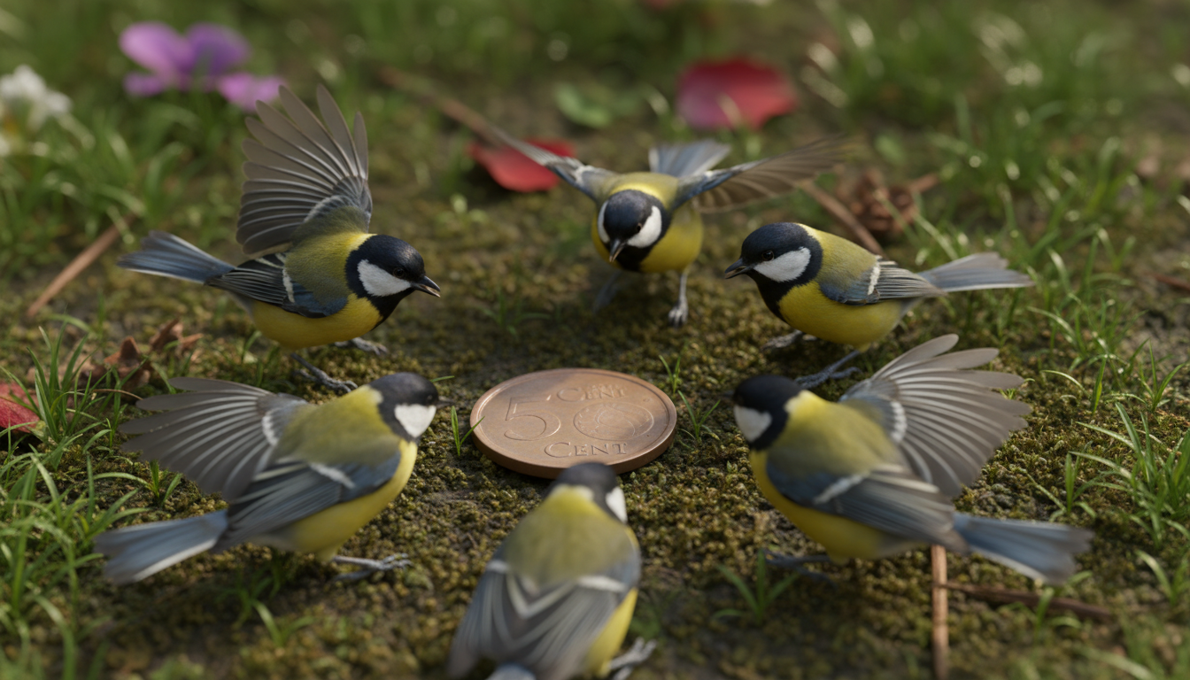 découvrez comment un simple centime de 5 centimes dans le jardin peut attirer instantanément une nuée de mésanges émerveillées, offrant un spectacle naturel fascinant.