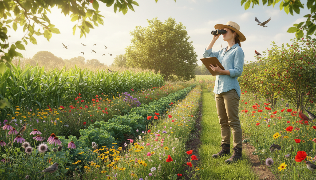 une chercheuse met en avant l'importance de l'agriculture durable pour protéger la biodiversité des oiseaux et préserver les écosystèmes naturels.