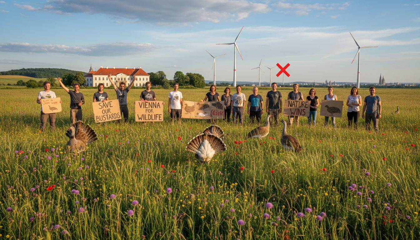 découvrez comment les défenseurs de l’outarde canepetière à vienne ont remporté une nouvelle victoire contre un projet éolien, protégeant ainsi cet oiseau menacé et son habitat naturel.