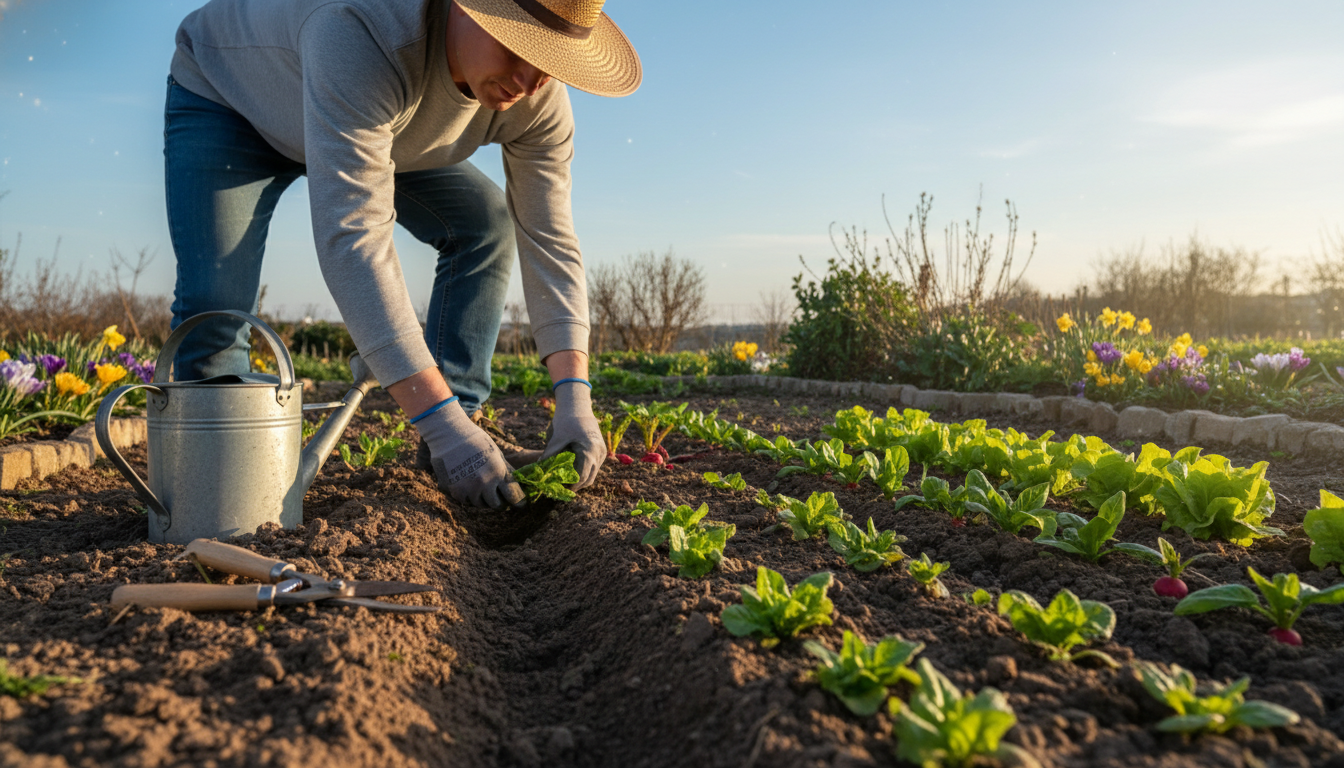 découvrez les activités essentielles pour préparer votre potager aux premiers rayons du printemps et assurer une récolte abondante et saine.