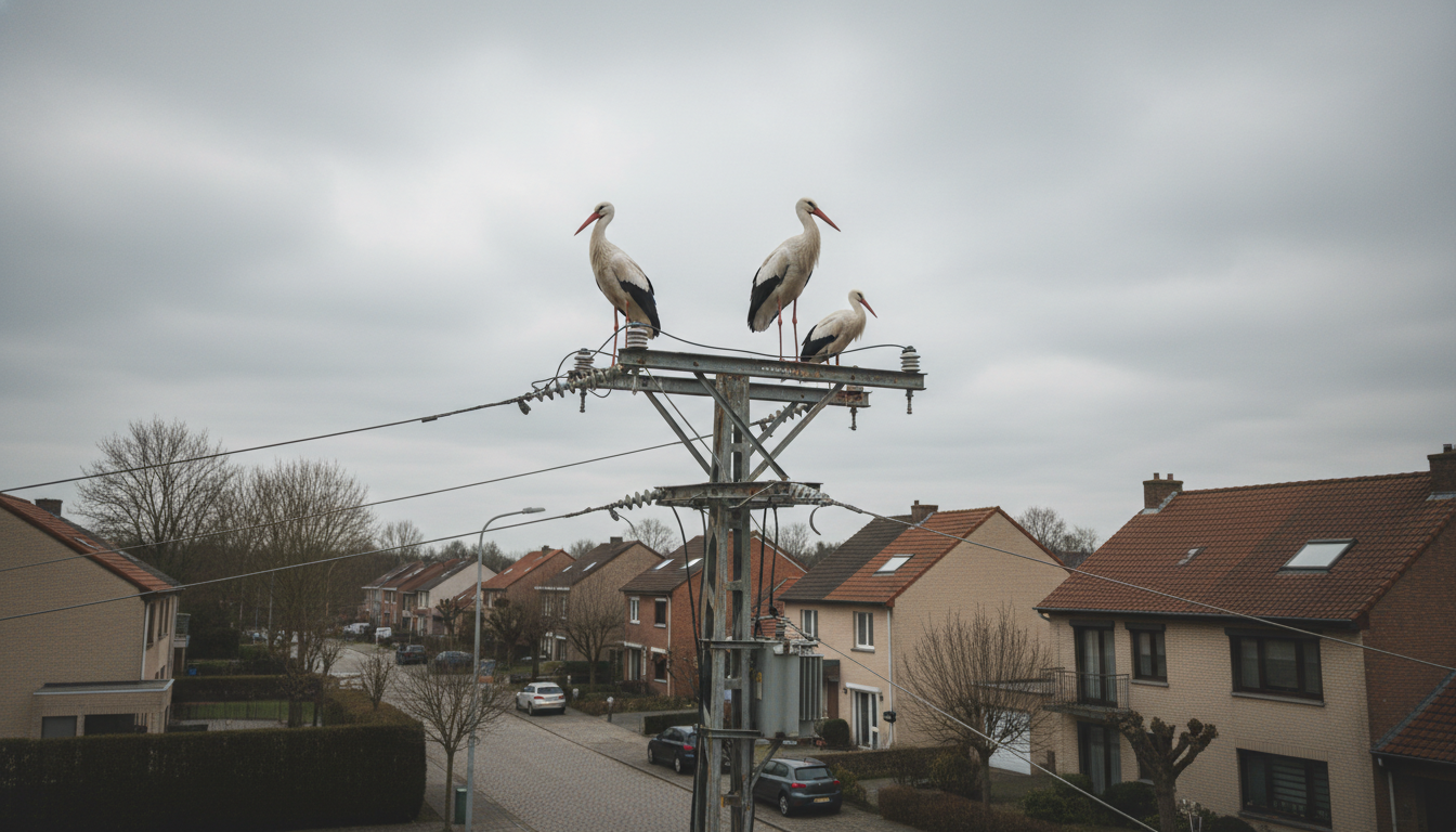 à messancy en belgique, des cigognes choisissent de s'installer malgré un climat moins clément que celui de l'alsace, révélant une adaptation surprenante de ces oiseaux emblématiques.