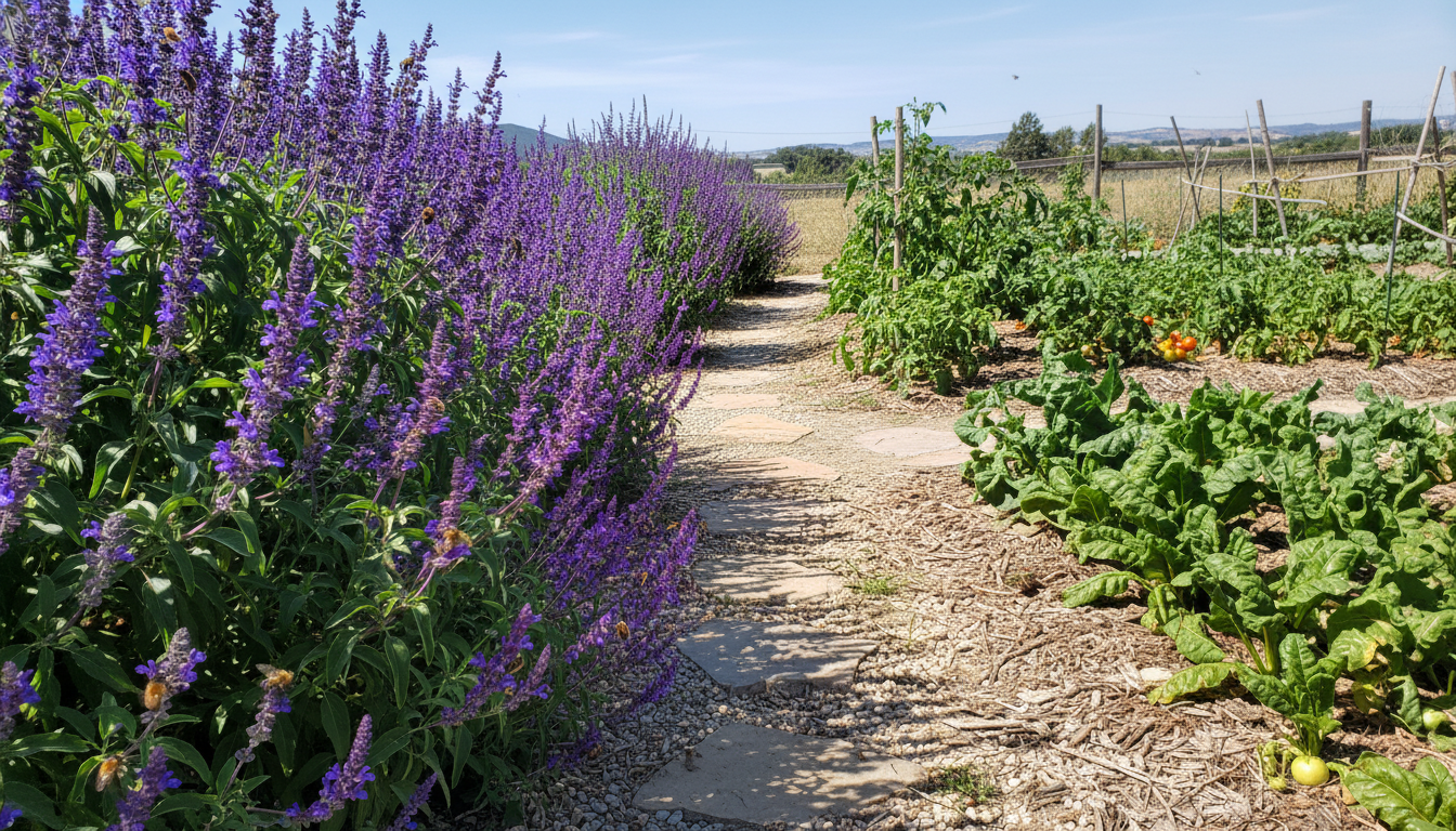 découvrez cette vivace rustique, idéale près du potager, qui attire davantage d'abeilles que la lavande tout en nécessitant peu d'eau.