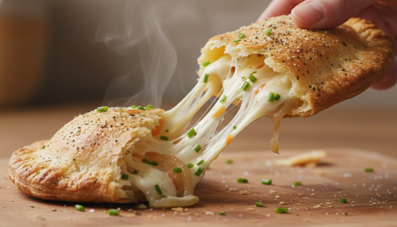 découvrez la recette gourmande des chaussons au fromage fondant et confit d’oignon, un délice à savourer sans attendre pour régaler vos papilles.
