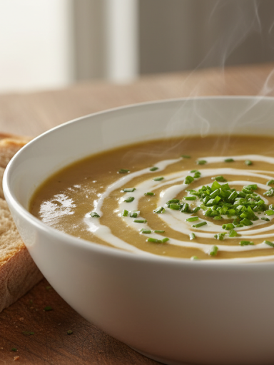 découvrez notre recette saine et savoureuse de soupe aux poireaux et pommes de terre, un délice léger parfait pour réconforter vos repas.