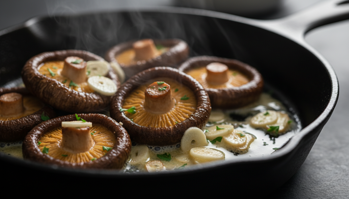 découvrez le secret d'étchebest pour des champignons caramélisés à la perfection avec la technique 'interdiction de toucher !' qui a transformé ma manière de cuisiner.