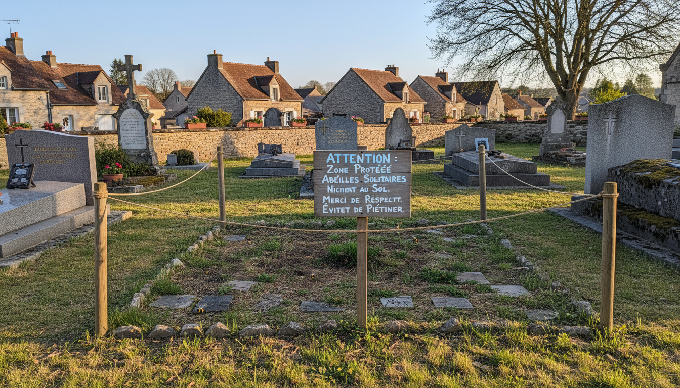 découvrez comment gérer la présence d'abeilles de terre au cimetière de jolivet et quelles mesures adopter pour les protéger tout en assurant la sécurité des visiteurs.