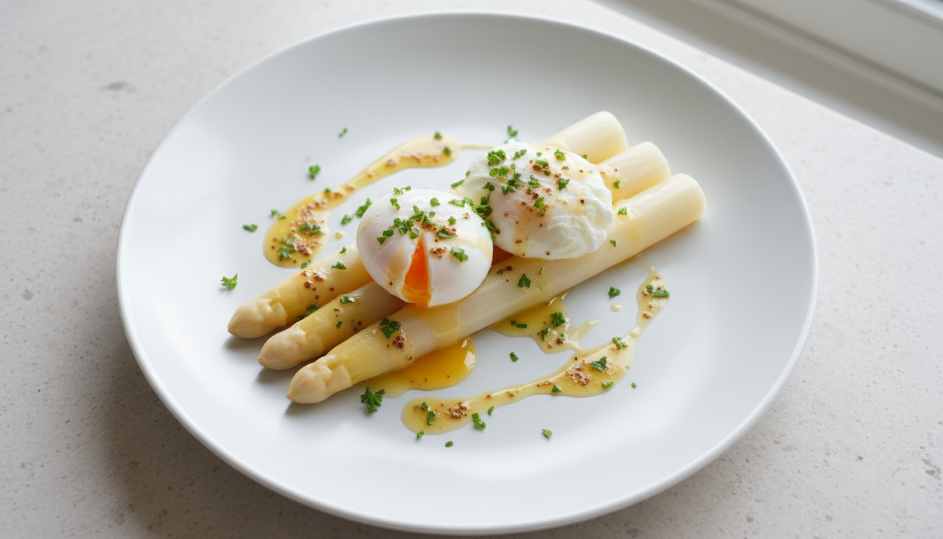découvrez l'asperge d'exception du loudunais, un trésor local récolté à l'aube puis plongé dans une eau glacée, perpétuant un rituel quotidien alliant tradition et fraîcheur.