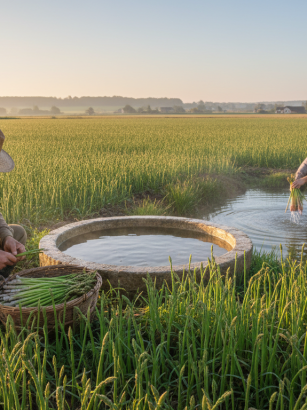 découvrez l'asperge d'exception du loudunais, cultivée avec passion entre cueillette matinale et plongeon glacé, un rituel quotidien pour garantir fraîcheur et qualité.