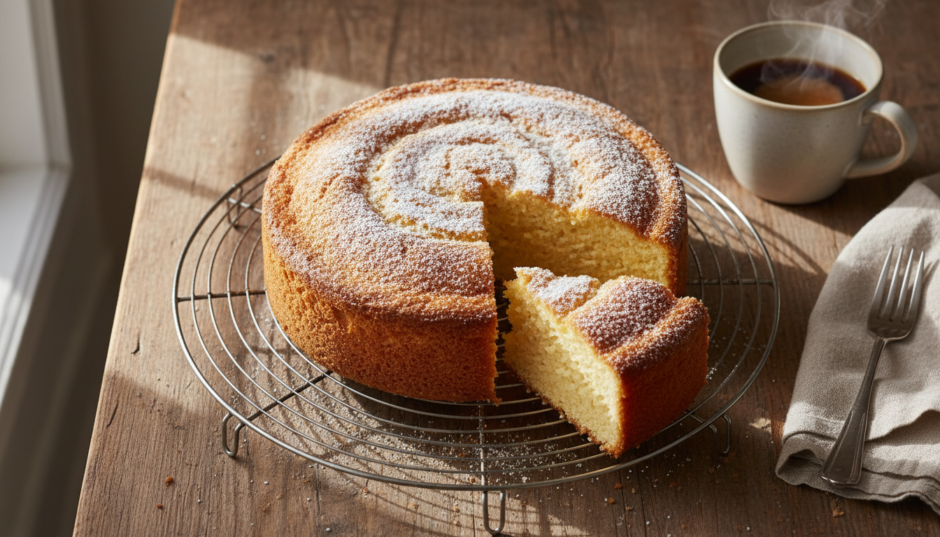découvrez le gâteau de savoie traditionnel de nos grand-mères, un délice d'enfance léger et moelleux, facile à préparer les yeux fermés pour retrouver les saveurs authentiques.