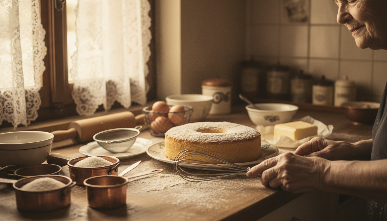 découvrez le gâteau de savoie traditionnel de nos grand-mères, un délice d'enfance facile à préparer les yeux fermés, pour un moment gourmand et authentique.
