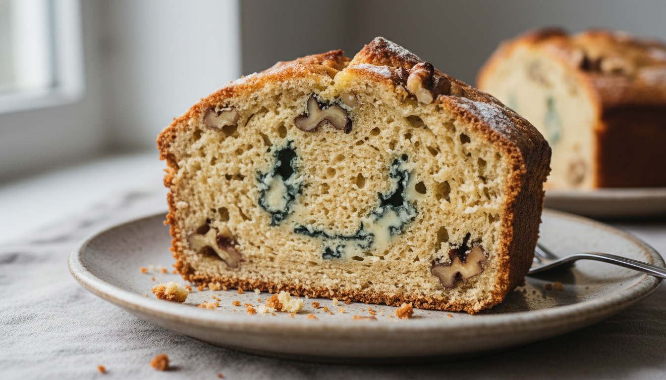 découvrez ma recette express et irrésistible de cake moelleux à la fourme d’ambert et aux noix, une alternative savoureuse et gourmande à la quiche traditionnelle.