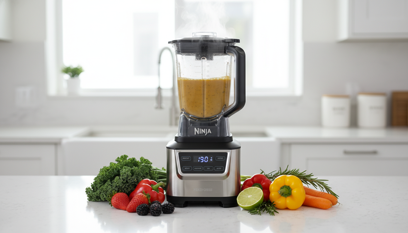 découvrez le ninja foodi hb150eu, un blender chauffant puissant et polyvalent conçu pour résister à une utilisation intensive tout en offrant des performances exceptionnelles.