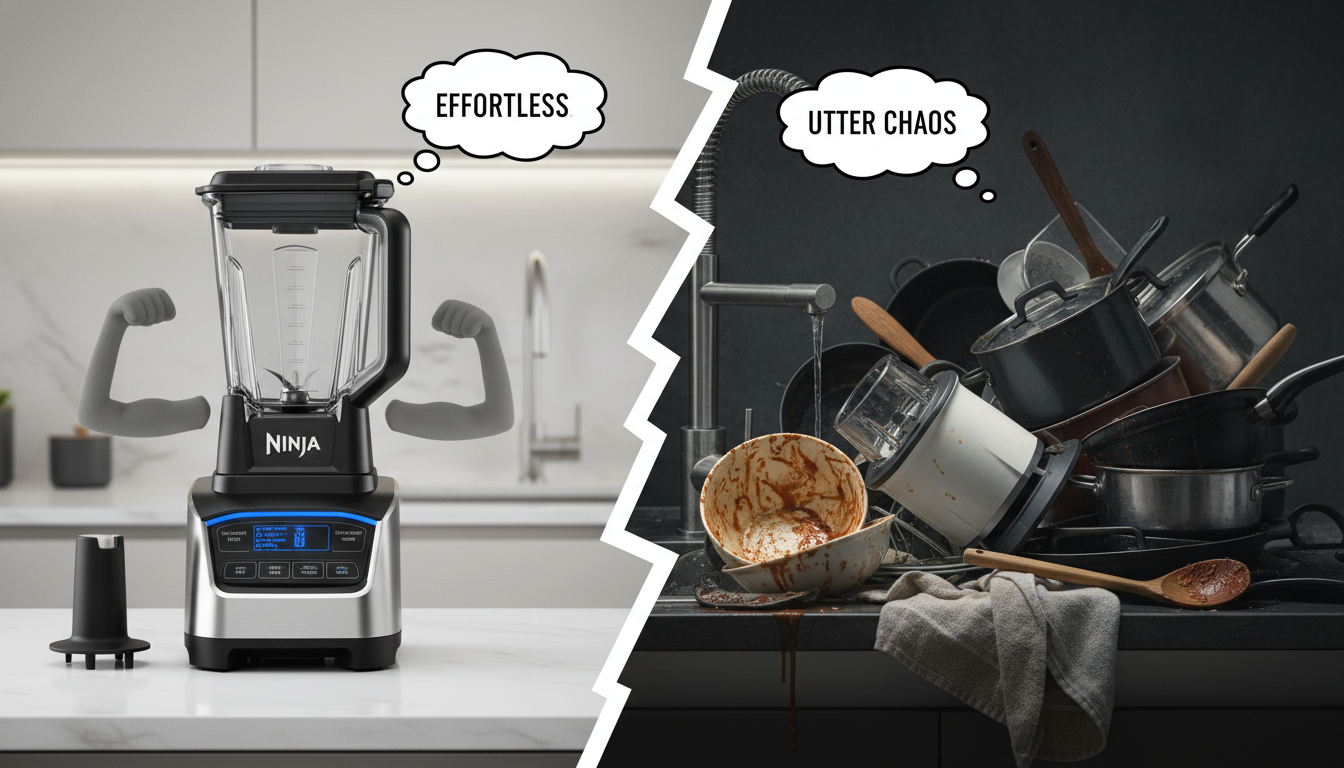 découvrez le ninja foodi hb150eu, un blender chauffant puissant et polyvalent, conçu pour vous accompagner dans toutes vos préparations culinaires avec efficacité et robustesse.