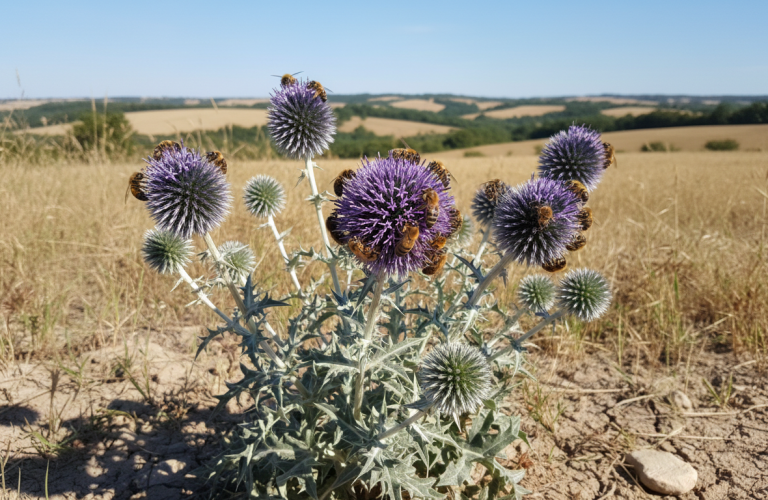 découvrez la nouvelle plante résistante à la sécheresse qui charme les abeilles et soutient les apiculteurs du loudunais dans la préservation de leurs ruches.
