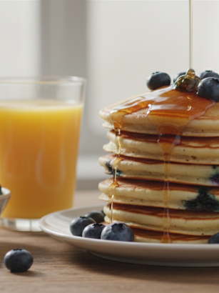 découvrez notre recette de pancakes aux myrtilles légers et savoureux, idéale pour un réveil en douceur et une pause detox saine et gourmande.