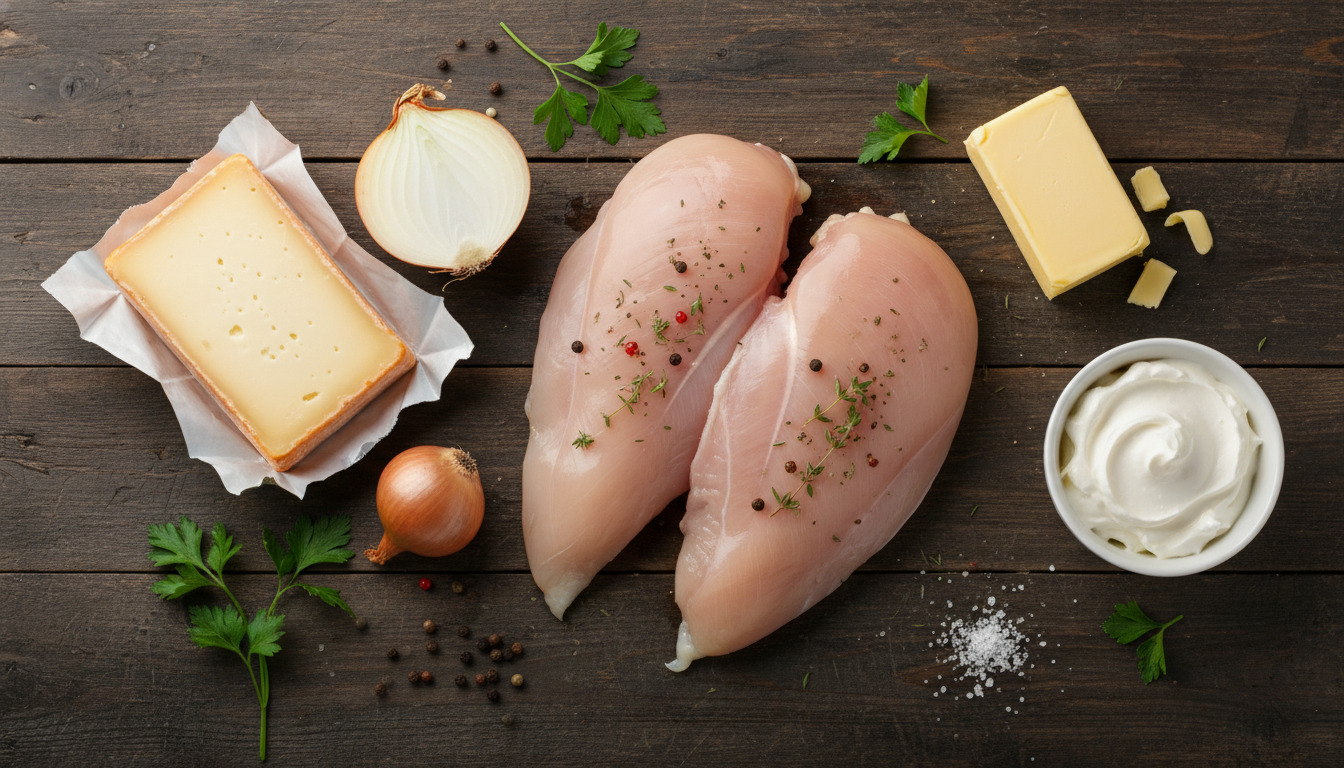 découvrez notre recette facile de poulet fondant au maroilles, un plat savoureux et réconfortant qui ravira vos papilles avec ses saveurs riches et authentiques.