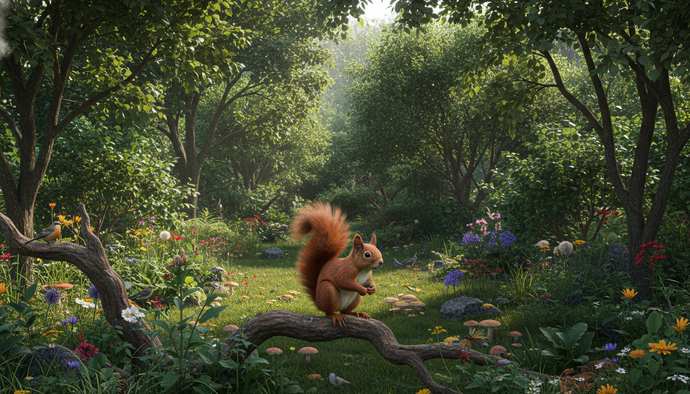 découvrez comment l'installation d'un écureuil roux transforme votre jardin en une mini-forêt vibrante de vie, pleine de charme et d'animation naturelle.