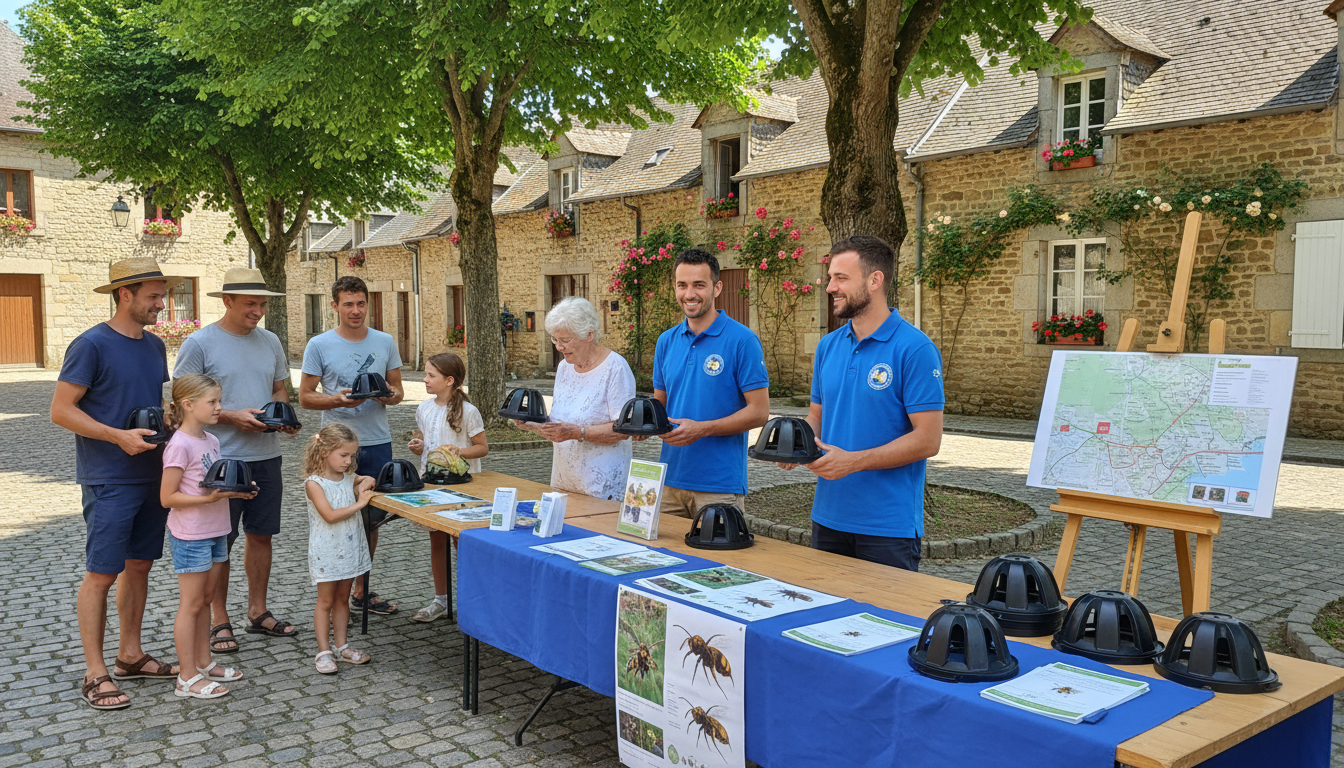 retonfey offre une distribution gratuite de pièges pour aider les habitants à lutter efficacement contre les frelons asiatiques et protéger leur environnement.