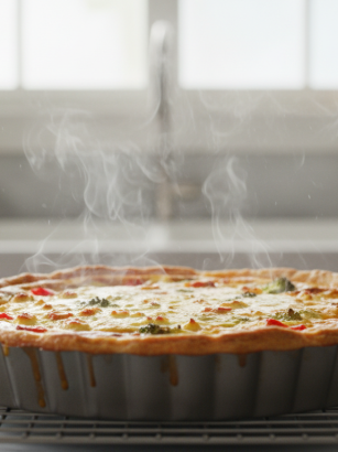 découvrez le geste de refroidissement essentiel que 99% des cuisiniers négligent avant la congélation et évitez la catastrophe de la quiche molle pour préserver la texture parfaite de votre plat.