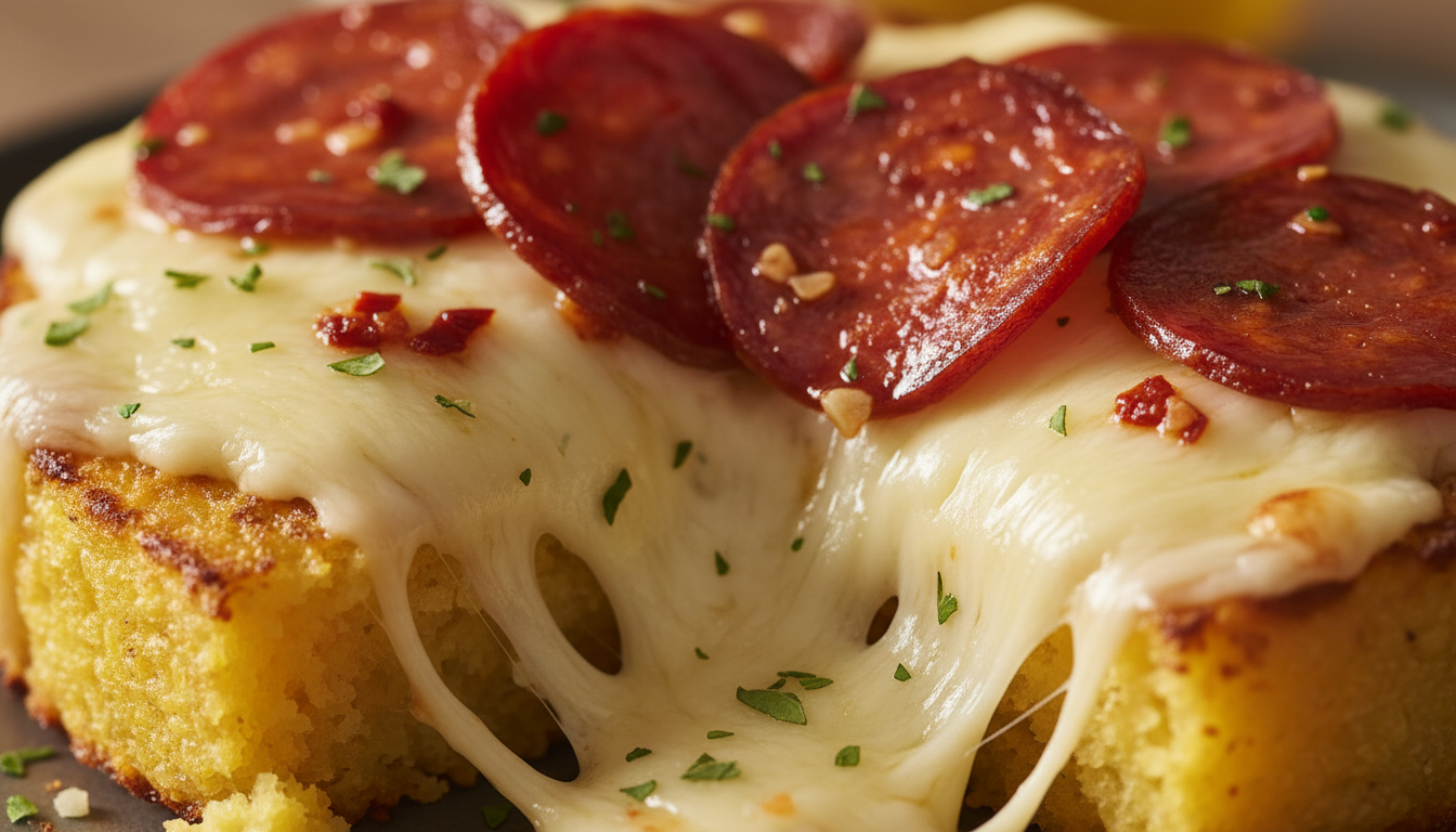 découvrez notre toast de polenta gourmand, garni de fromage fondant et de chorizo épicé, pour une explosion de saveurs croustillantes et réconfortantes à chaque bouchée.