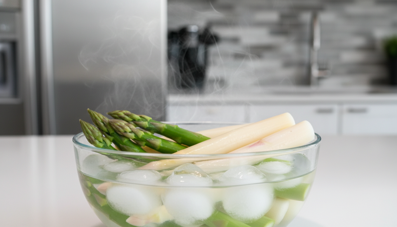 découvrez comment un maraîcher m'a révélé une astuce simple pour préparer parfaitement les asperges filandreuses et savourer leur goût unique.