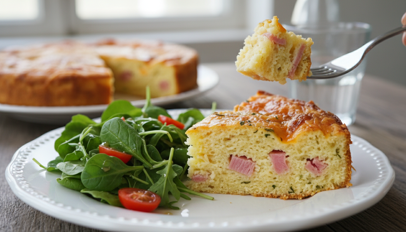 découvrez notre recette gourmande de cake jambon-fromage, simple et rapide à réaliser avec le thermomix. parfait pour un repas savoureux en toute simplicité !