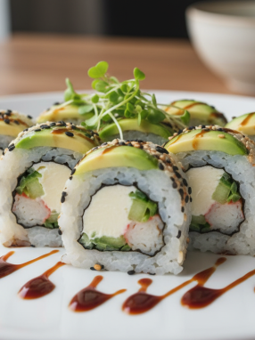 découvrez notre california roll revisité au fromage de brebis, une alliance parfaite d'originalité et de gourmandise pour une explosion de saveurs uniques.