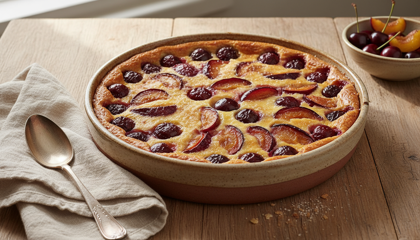 découvrez clafouflan, la gourmandise tendance qui marie la douceur du flan et la texture du clafoutis. facile à préparer, ce dessert irrésistible ravira vos papilles à chaque bouchée.