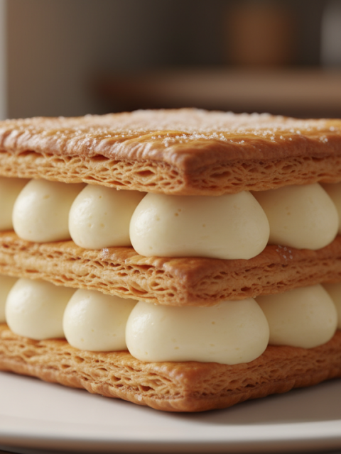 découvrez la recette incontournable du mille-feuille à la crème pâtissière légère, un dessert croquant et gourmand qui saura séduire tous les palais.