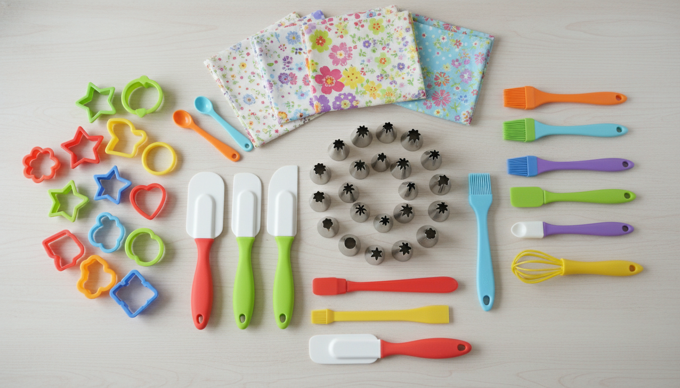 découvrez le kit complet de pâtisserie lily cook kp5638, avec ses 45 pièces essentielles pour exprimer pleinement votre créativité sucrée et réaliser des desserts dignes des grands chefs.