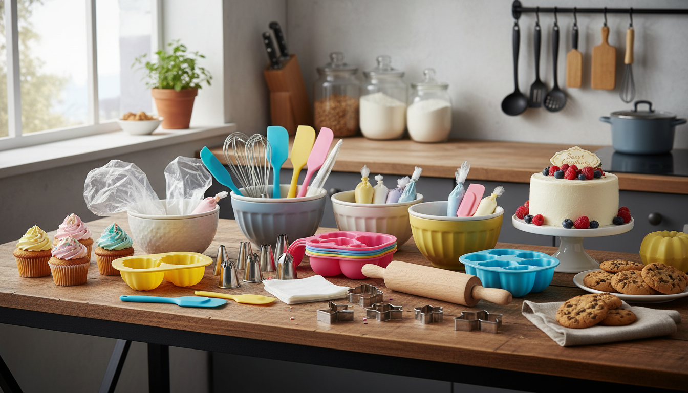 découvrez le kit complet de pâtisserie lily cook kp5638 avec ses 45 pièces indispensables pour révéler votre talent sucré et réussir toutes vos recettes gourmandes.